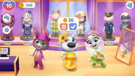 My Talking Tom Friends 2 gameplay